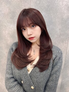 クム(kumu) 【kumu】ロングレイヤー/顔周りカット/栄/名古屋