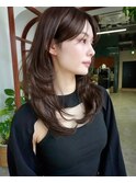 “NARUOKA”レイヤーカット/高めレイヤー/ハッシュカット