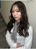 【yuu】ブリーチなしで透明感オリーブブラウン