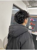 スパイラルパーマでクールに! メンズパーマ メンズカット