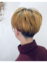 ミナト(minato)&nbsp;ナチュラル刈り上げ/2ブロックマッシュ