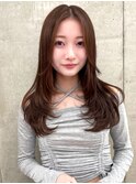姫カットレイヤー/くすみベージュ/韓国風巻き/立川レイヤー