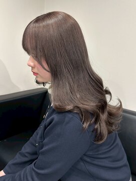 ベレーザ 渋谷(BELEZA) 13358黒髪くびれヘア髪質改善レイヤーカット韓国風巻きワンホン