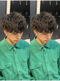 刈り上げマッシュ/波巻きプードル