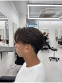 ニュアンスパーマ 毛流れセンターパート