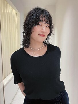 アルシュインプレッション ミディアムレイヤーパーマ