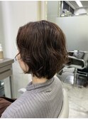 【arte &nbsp;HAIR】ボブパーマ/ハイライト/白髪ぼかしカラー