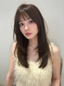 ユーフォリア 青山(Euphoria) マロンブラウンカラー&大人レイヤーカット