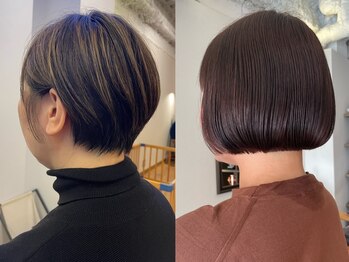 アロ(aLo)の写真/360度どこから見ても美しいスタイルに*手ぐしとバームだけでサロン帰りの質感が続く高い再現性が魅力です