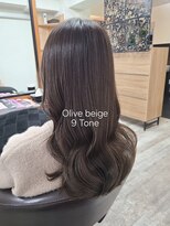 アンクラウド(an cloud) オリーブベージュ/オリーブグレージュ/ブリーチなしカラー