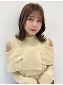 大人ボブ くびれボブ 外ハネボブ ミディアムレイヤー