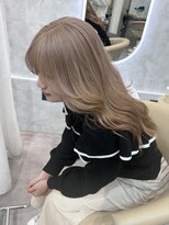 シグマルミエ 福島店(SIGMA LUMIER)&nbsp;透明感あふれるブリーチカラー×髪質改善