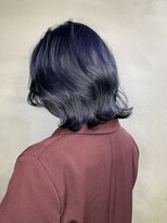 エッジ 下北沢(edge.)&nbsp;ブルーラベンダー外ハネボブ　edge.下北沢