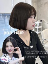 アイシー 表参道(ICY)&nbsp;切りっぱなしボブ/韓国巻き/顔周りカット