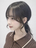 ムーン 仙台一番町店(OON)&nbsp;顔まわりレイヤー/前髪カット/おくれ毛カット/韓国レイヤー/仙台