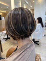オーブ ヘアー ライト 明石店(AUBE HAIR light) 白髪ぼかし×ショート