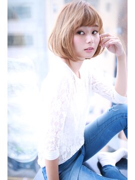 シーラス バイクラウドゼロ(Cirrus by Cloud zero) 大人 かわいい ハイトーン 小顔ボブ【Cirrus by Cloud zero】