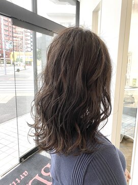 ブレイズ ザ サロン(BLAZE THE SALON) ブリーチなしで赤み消し!!濃いめマットグレージュ【BLAZE 大庭】