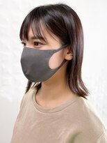 セミウェット切りっぱなし外ハネバングスロブ☆