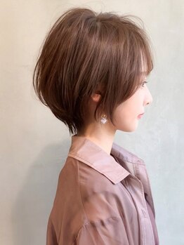 リヴ オオサカ(LIV OSAKA)の写真/【梅田/第３ビル◆カット￥4400】ディティールにまでこだわった繊細なカットで憧れのショートヘアに。