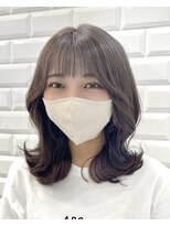 リルミー(Lilme) 【くびれミディアム×アッシュグレージュ】*rina*