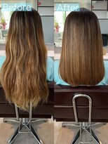 チャップ バイ レオネ(chap by Leone)&nbsp;ダメージによるうねりパサつきに髪質改善TR東大阪/八尾/難波