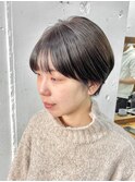 グレージュカラー/ボブウルフ/ココアベージュ 20代 30代 W6-1103