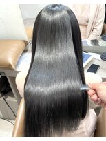 キュア 表参道(CURE)&nbsp;黒髪/グレージュカラー/ココアベージュ/ヘルシーロング[表参道]