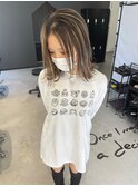 【梅田】ハイライトカラーミルクティーベージュ髪質改善カラー