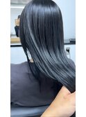 水素カラーで叶えるダークグレー