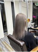 透明感たっぷりシルバーグレージュ[倉敷][岡山][倉敷美容室]
