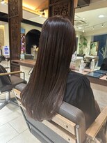 ヘアリゾート粋 ティガ 池袋店(tiga)&nbsp;ストレートロング/サラ艶髪/ナチュラルブラウン