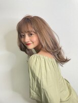 クプア 柏(kupua)&nbsp;エアリーロング/切りっぱなしボブ/ピンクブラウン/美髪[柏駅]