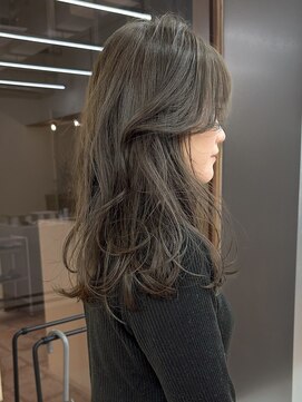 パークレーン アイス イヴェン(park lane ICI yeven) ブリーチなし 赤味消し オリーブベージュ/momoka