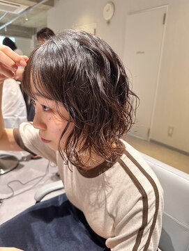 アム(amu) ボブパーマ/パーマボブ/ミニボブ/ニュアンスパーマ/パーマヘア