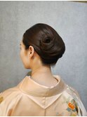 特別な日に 着付け・和装ヘアセット お団子/シニヨン#1