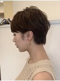 ★30代40代50代★大人ベリーショートカット白髪ぼかしハイライト
