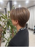 メンズヘア　センターパート