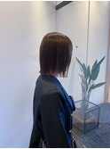 切りっぱなしボブ