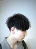 メンズカット＋パーマ(ツイストNG)