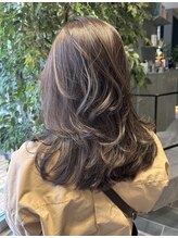 ページ(page) レイヤースタイル　20代30代40代グレージュ大人かわいい