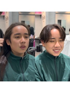 ゼロ 渋谷(XeRo) イメチェン【毛流れニュアンスセンターパート】