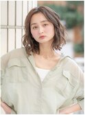 大人可愛いアップバング