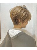 ショートボブミニウルフショートボブ大人ショート