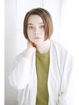 シュシュット(chouchoute) ミニウルフホワイトグレージュデジタルパーマチェリーブラウン45