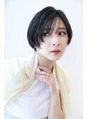 【西梅田堂島】大人クールな黒髪マッシュショート