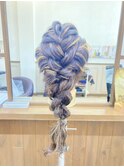 ヘアセット。ロングヘア