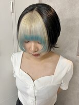 ルノン シェリー(LUNON cheliy)&nbsp;ホワイトグレージュミニウルフチェリーブラウンデジタルパーマ