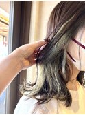 インナーカラー/デザインカラー/ブリーチ/ダブルカラー/韓国
