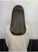 カット　ケアカラー　トリートメント